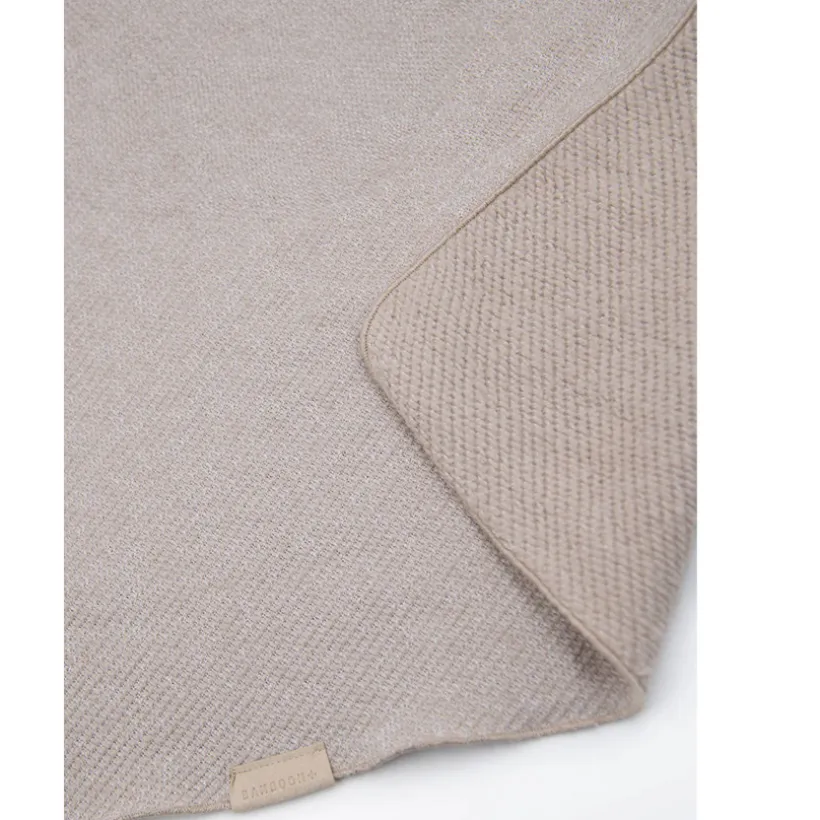 Deken brushed - Mélange sand - 80x80 cm