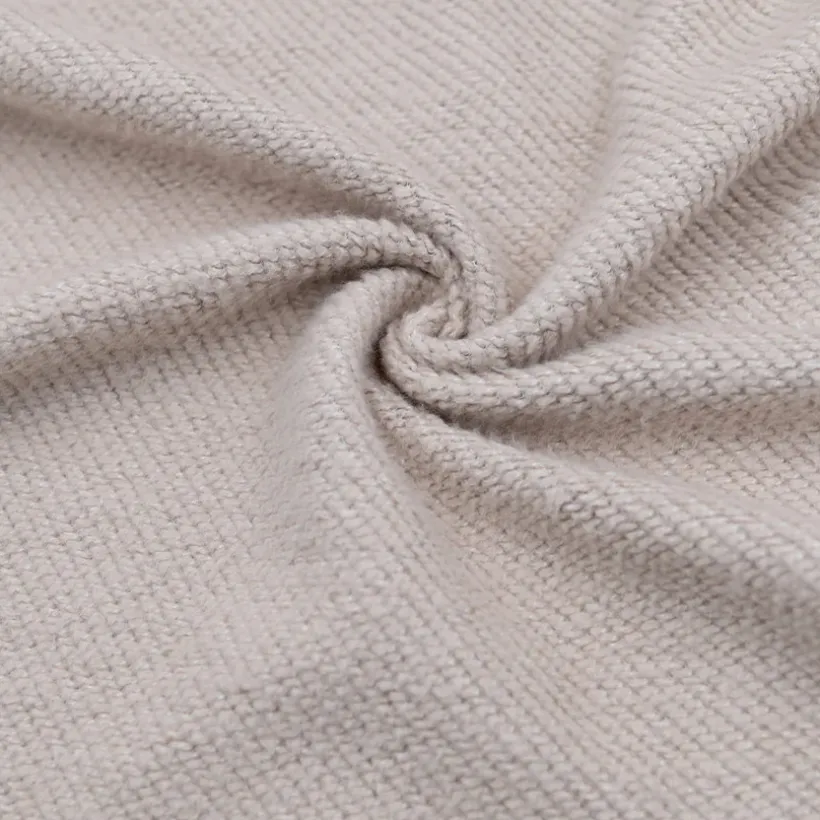 Deken brushed - Mélange sand - 80x80 cm