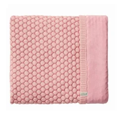 Deken Essentials Honeycomb - Roze