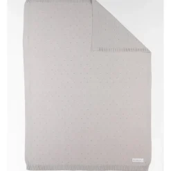 Deken gebreid bio 75x100 Tender Beige MM24