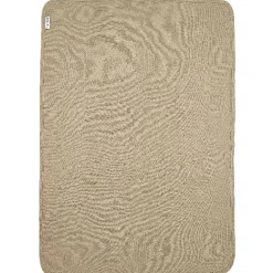 Deken gebreid Jacquard flannel Pure Taupe - 100x150 cm