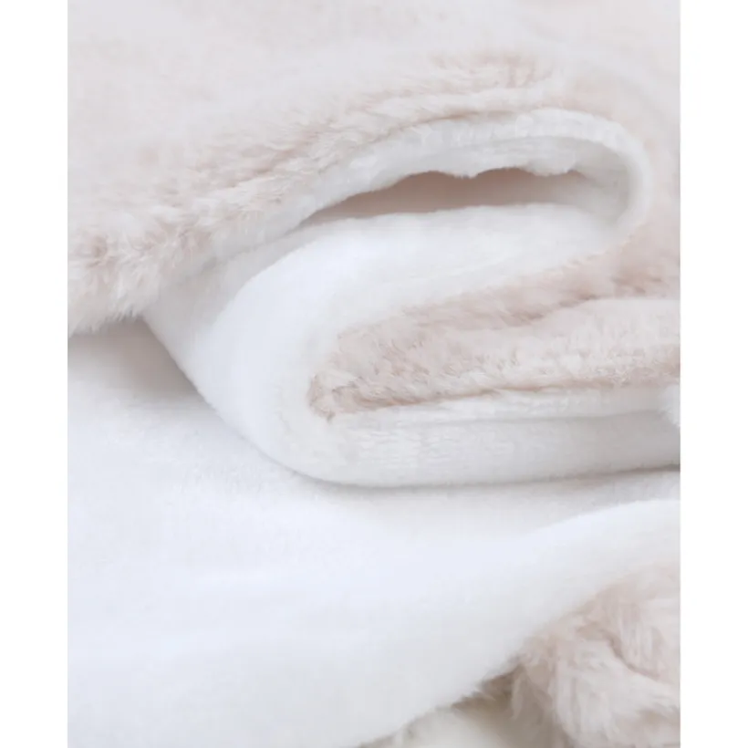 Deken imitatiebont 75x100cm Beige
