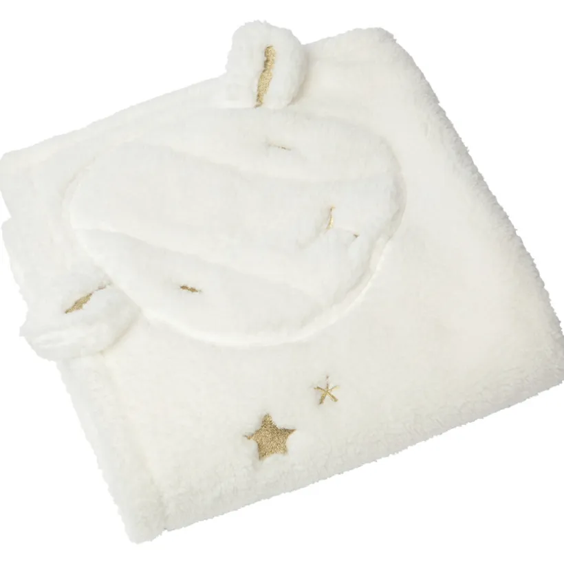 Deken in sherpa schapenhoofd "Magische Winter"