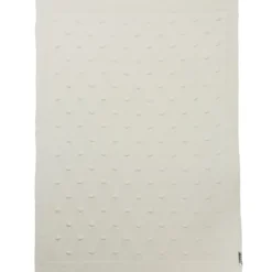 Deken knots Off White - 100x150 cm