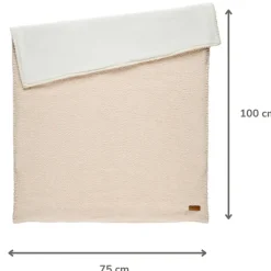 Deken Supersoft - Teddy - Ecru - 75x100 cm