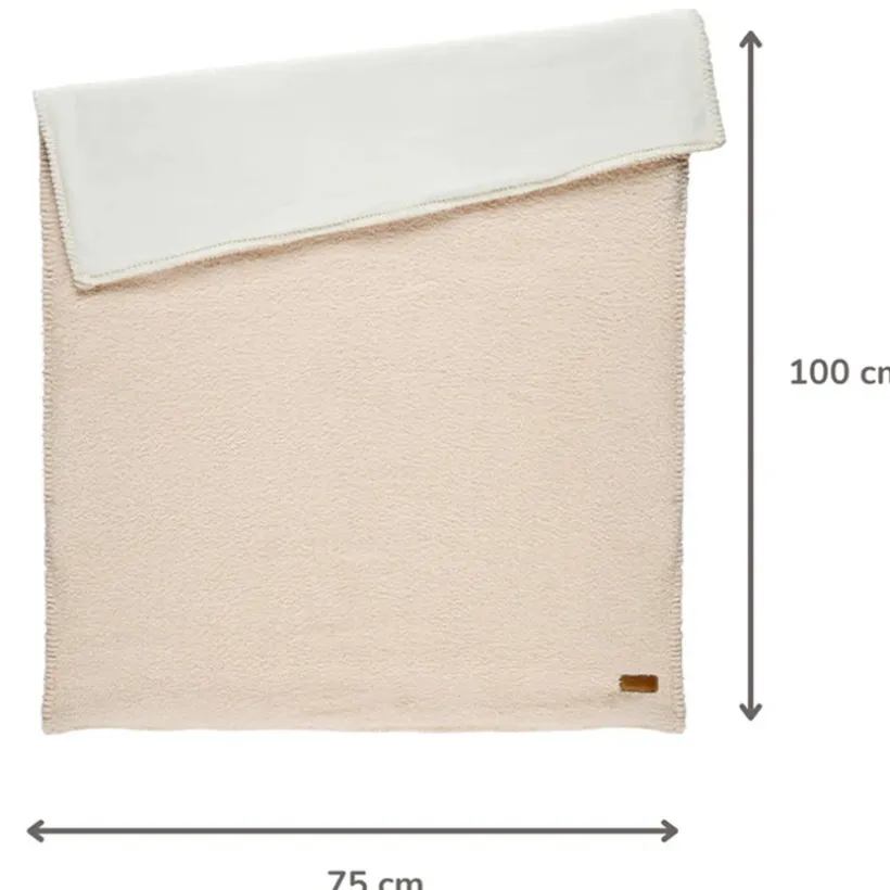 Deken Supersoft - Teddy - Ecru - 75x100 cm