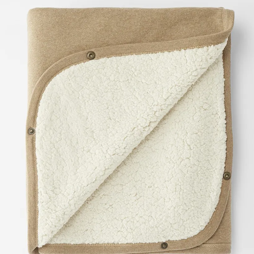 Deken Teddy multifunctioneel 95x75cm Bruin