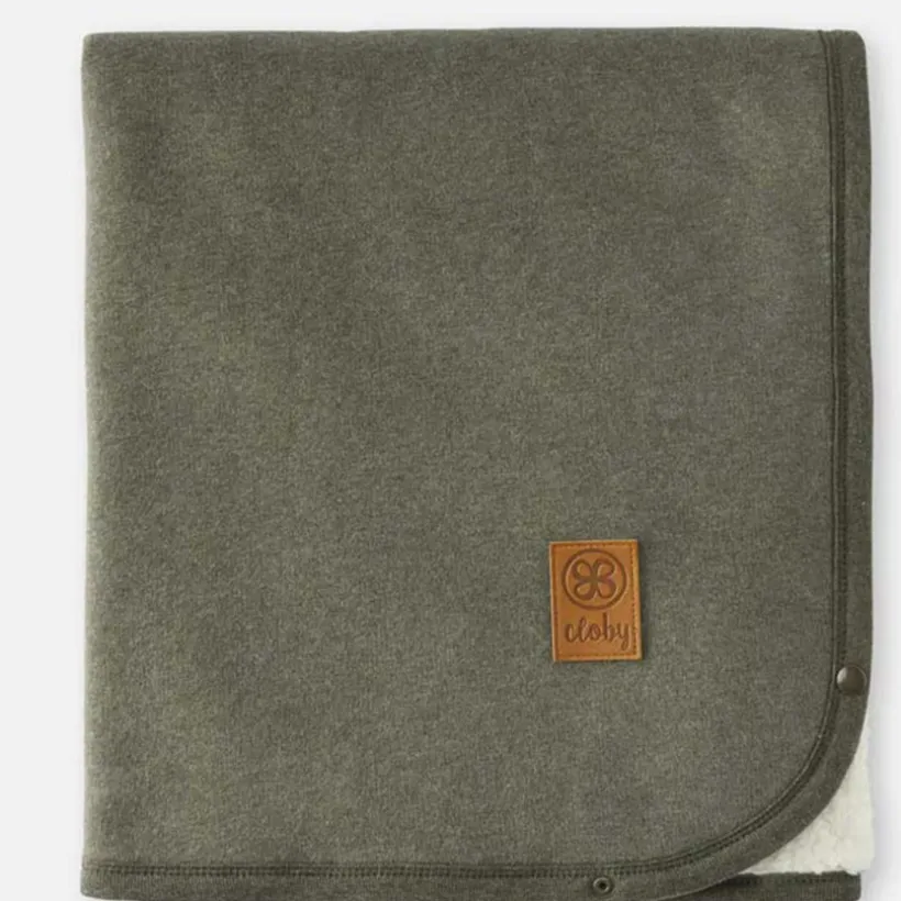 Deken Teddy 95X75 multifunctioneel Forest Green