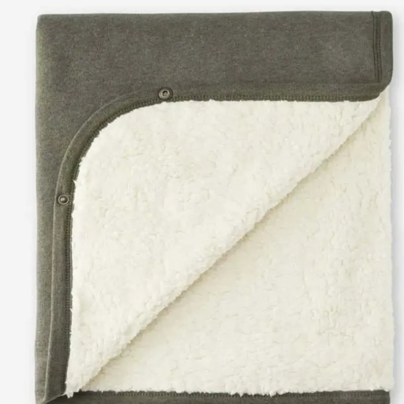 Deken Teddy 95X75 multifunctioneel Forest Green