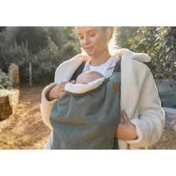 Deken Teddy 95X75 multifunctioneel Forest Green