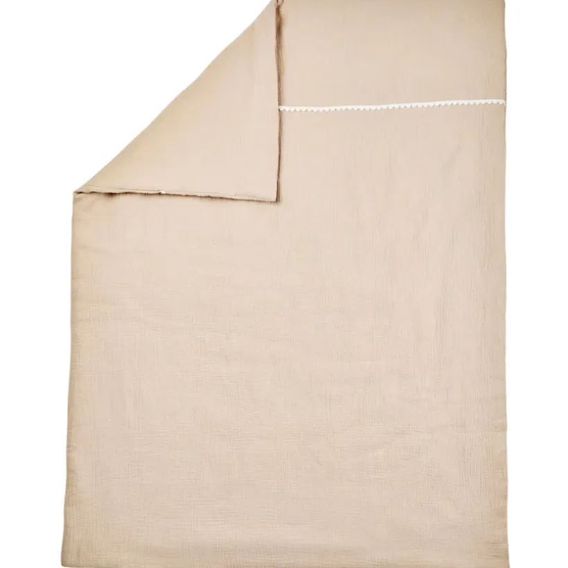 Deken - Tetra katoen - Fanfan - Zand - 100x135 cm -