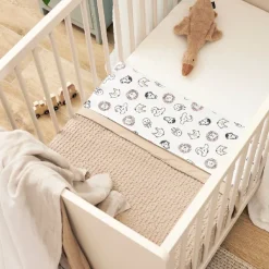 Deken waffle - Coton Sand -100x150 cm