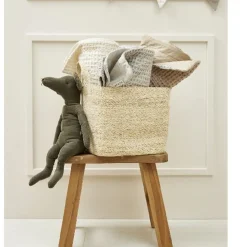 Deken waffle - Coton Sand -100x150 cm