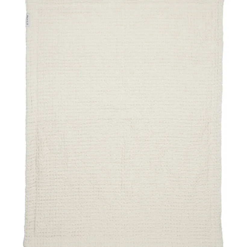 Deken Waffle Teddy 100x150cm Nature