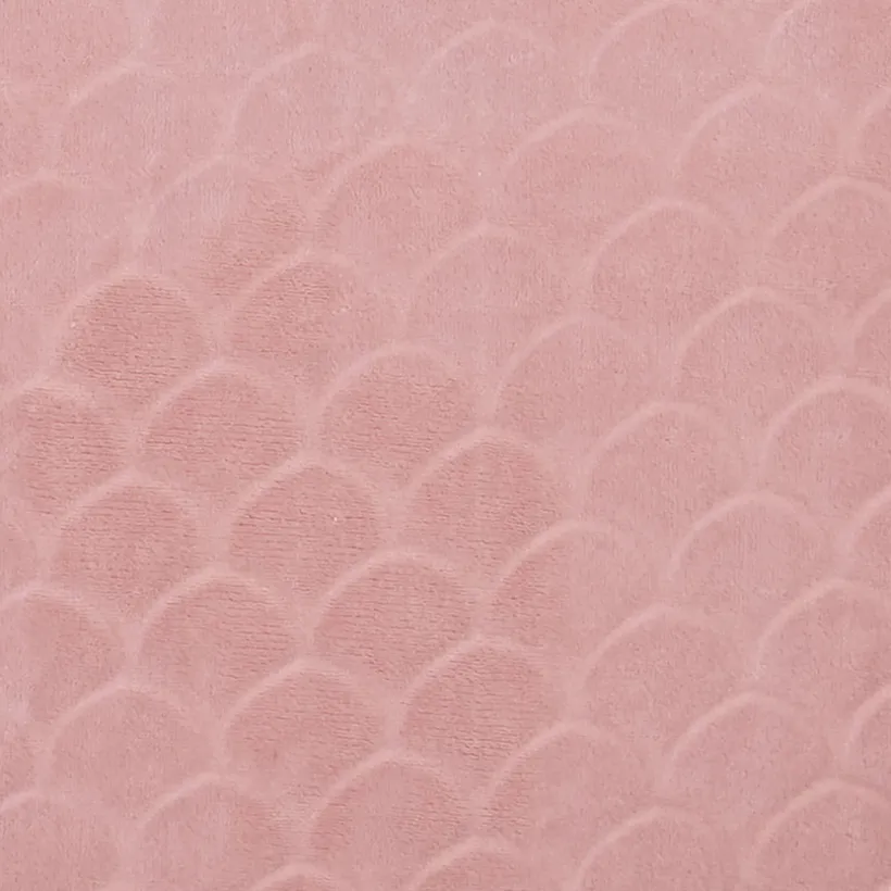 Deken Wavy - Oud roze - Lapidou - 100x75 cm