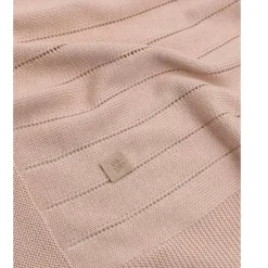 Deken wieg gestreept - 75x100 cm - Roze