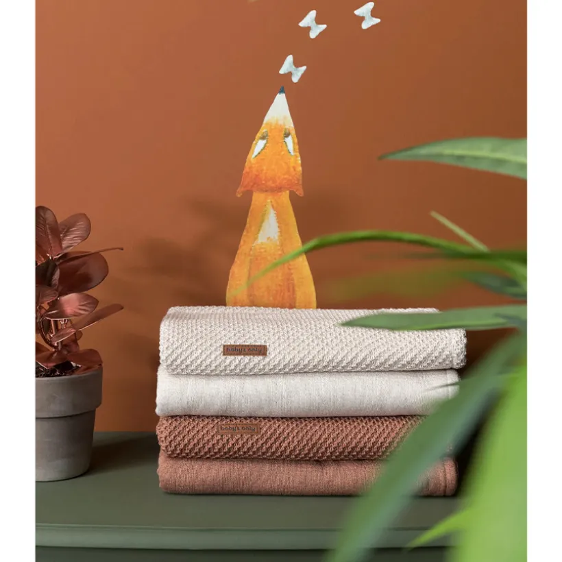 Deken wieg Soft Sparkle - Flavor Goud/ivoor 70x95 cm