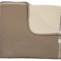 Deken wieg 75x100cm Chocolate Crème
