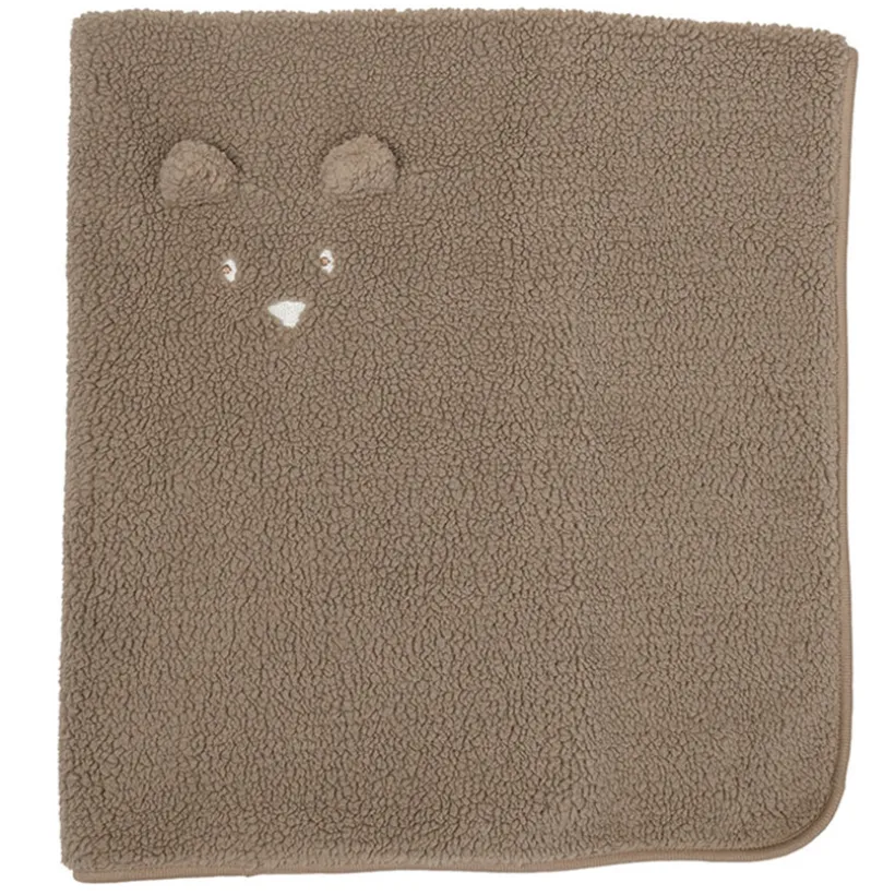 Deken 100x150cm Bear Chocolate