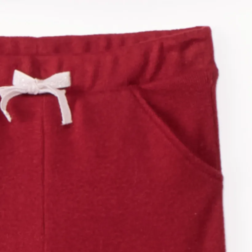 3-delige set met tuniek, mouwloze trui en joggingbroek voor babymeisje