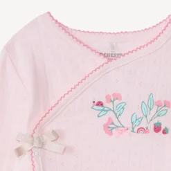 3-delig evoluerend setje in pointe d'esprit voor meisjesbaby's