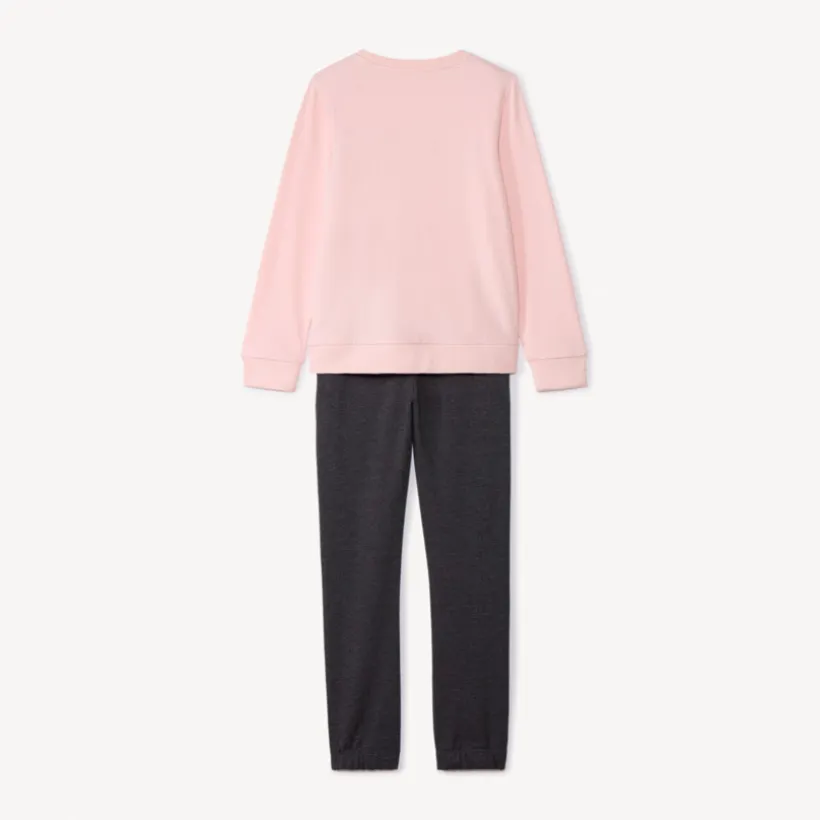 2-delig fleece joggingensemble meisjes met print