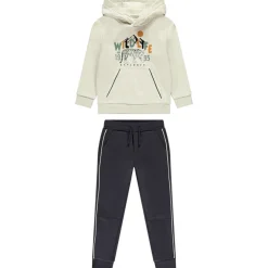 2-delig fleece joggingensemble met Wild Life patroon jongens
