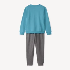 2-delig fleece joggingensemble met fantasieprint jongens