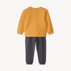 2-delig fleece joggingpak met print voor babyjongens