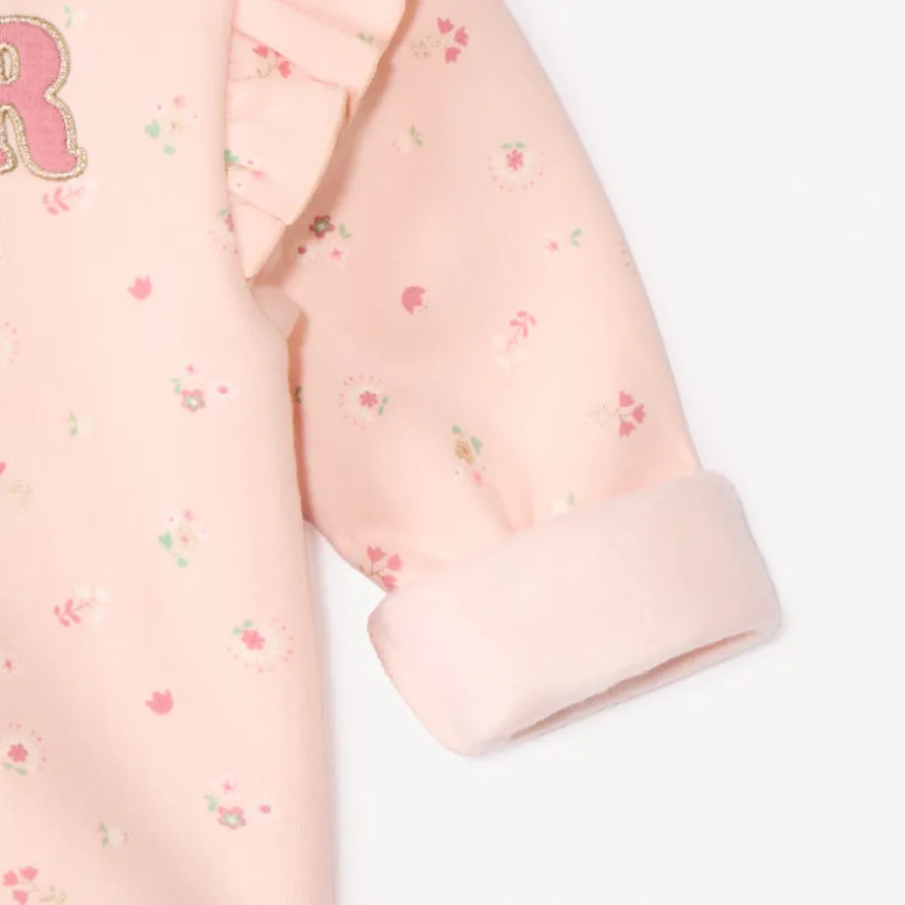 2-delig joggingensemble met bloemenprint voor babymeisje