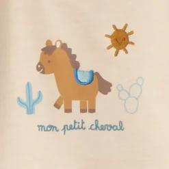2-delig paardenmotief set jongens