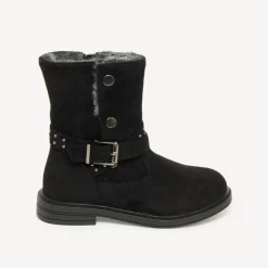 Demi-bottes voor meisjes met rits en nepbont