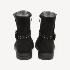 Demi-bottes voor meisjes met rits en nepbont