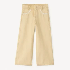 Denim broek met leuke zakken meisjes