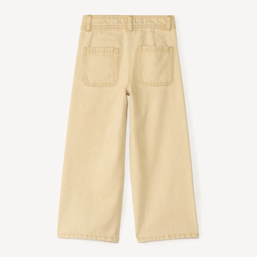 Denim broek met leuke zakken meisjes
