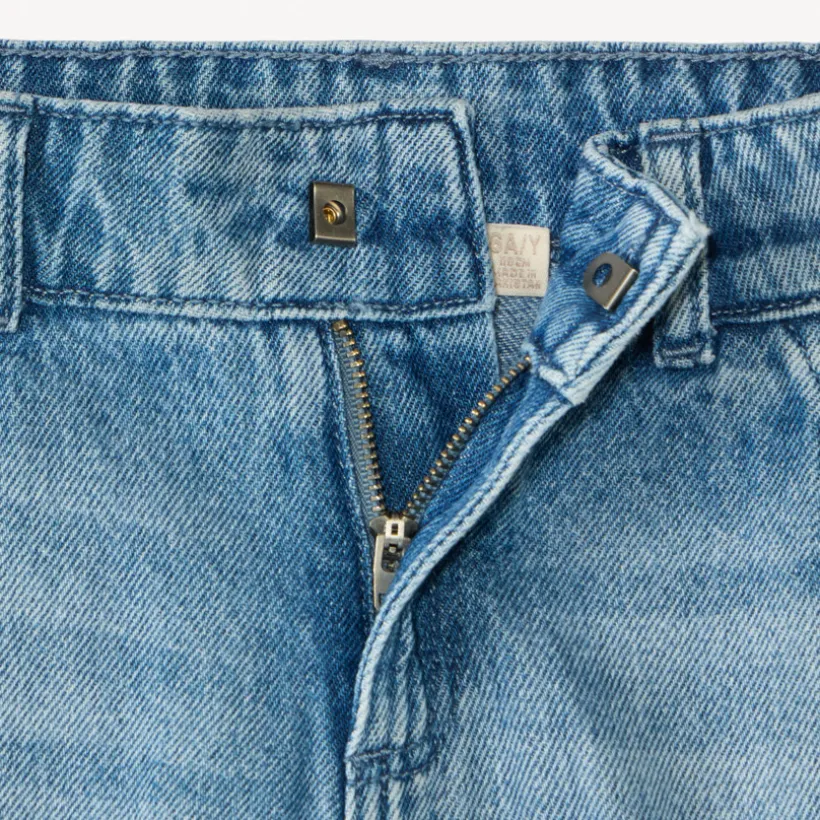 Denim cargo bermuda jongens