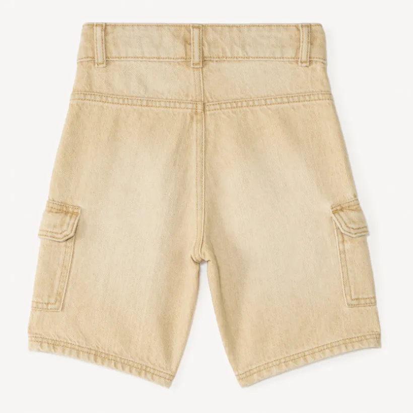 Denim cargo bermuda jongens