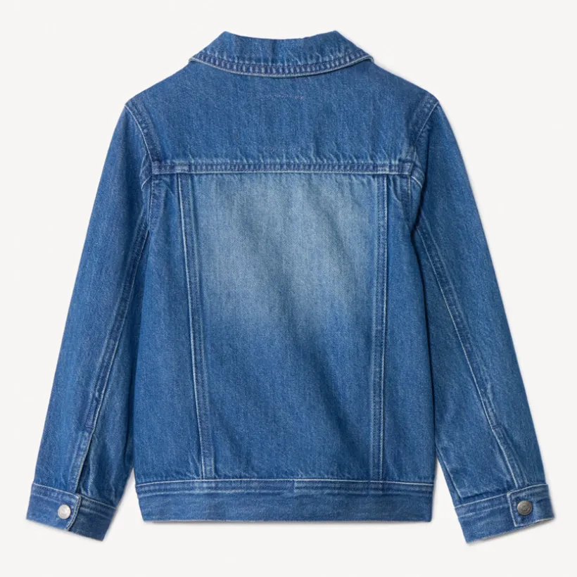 Denimjas met gewassen stone-effect jongens