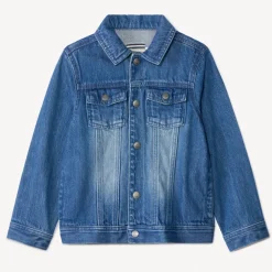Denimjas met gewassen stone-effect jongens