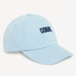 Denim pet met borduring jongens