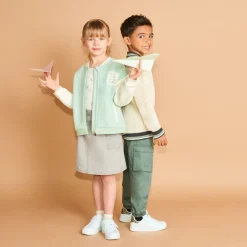 Denim rok met cargopockets meisjes