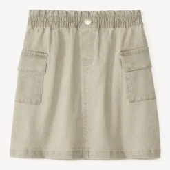 Denim rok met cargopockets meisjes