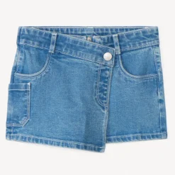 Denim short skirt for girls