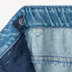 Denim skater bermuda jongens