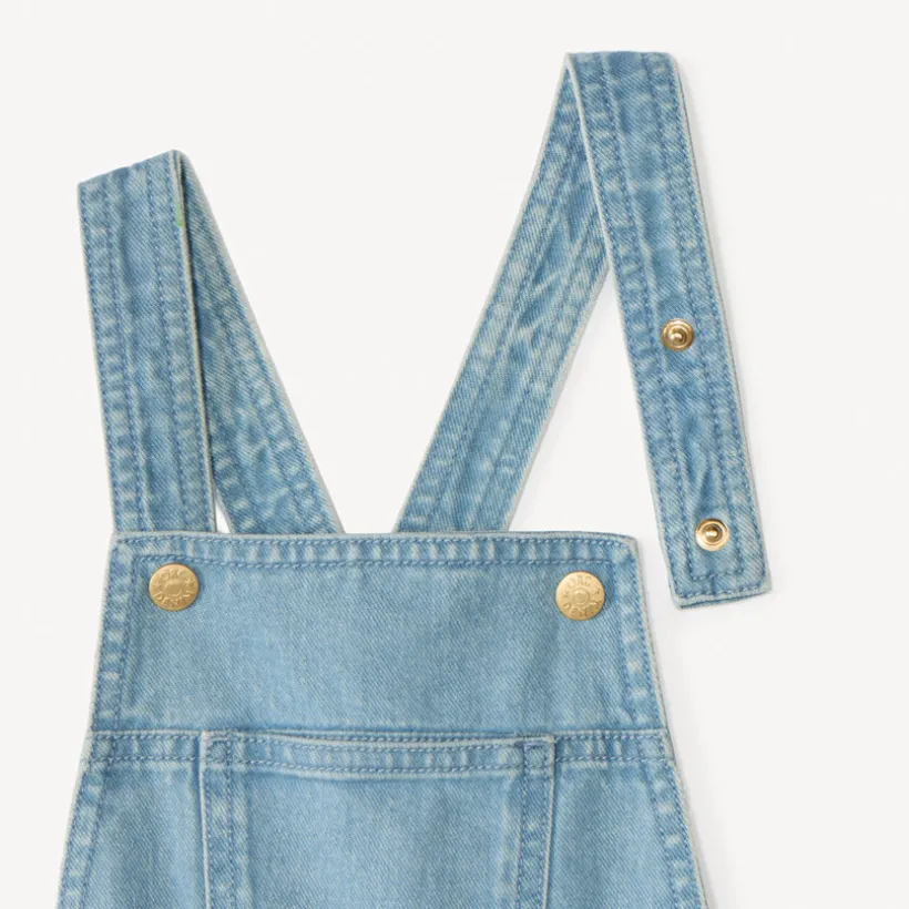 Denim tuinbroekrok meisjes