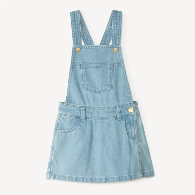 Denim tuinbroekrok meisjes