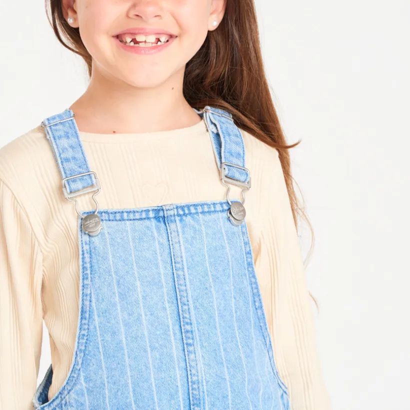 Denim tuinbroek voor meisjes