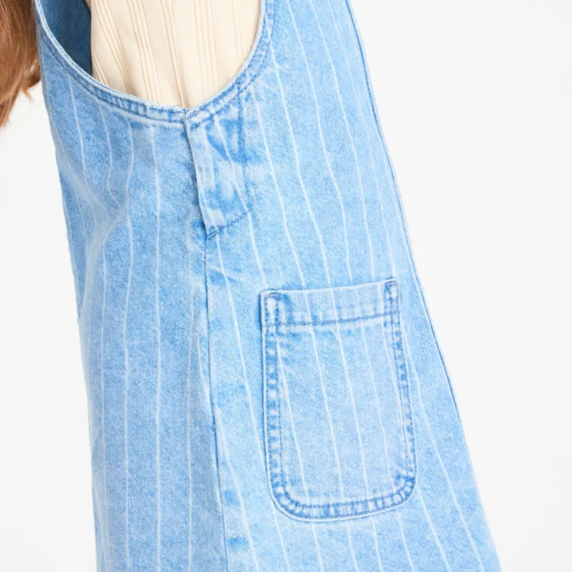 Denim tuinbroek voor meisjes