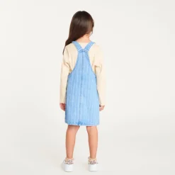 Denim tuinbroek voor meisjes