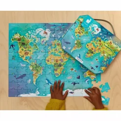 De wereld puzzle 100 stukjes